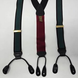 Trafalgar Green and Red Suspenders